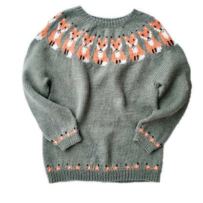 Victoria – Multicolor Rundhals Pullover für Damen