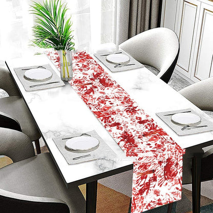 Halloween table runner for spooky table decoration – perfect for Halloween parties and spooky atmosphere