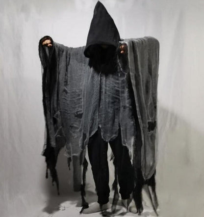 Halloween cloak with hood for adults – spooky costume for Halloween parties & decoration