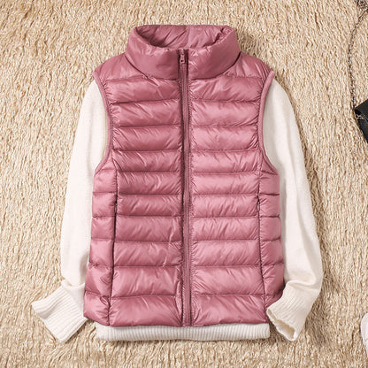 Damen Steppweste Leicht Daunenweste Modern Outdoor Alltag
