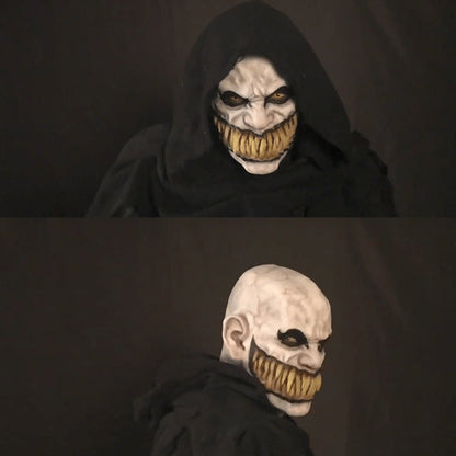 Halloween latex horror mask for adults – creepy horror costume mask for party & decoration