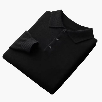 Herren Premium Wollpolo – Klassischer Strickpullover für Alltag & Business