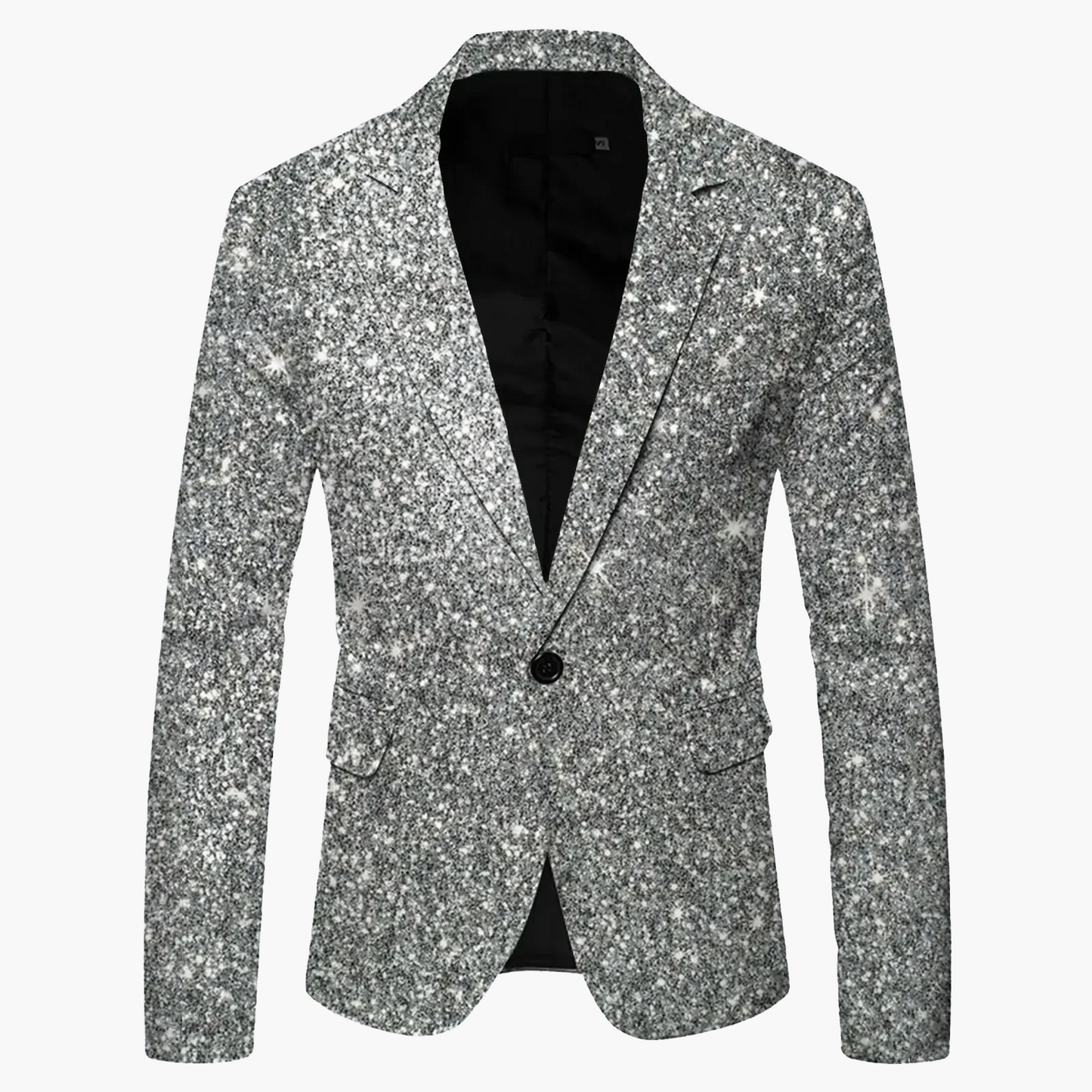 Men's Blazer Slim Fit Modern Business & Party Jacket – Stylish One-Button Jacket for Festive Occasions