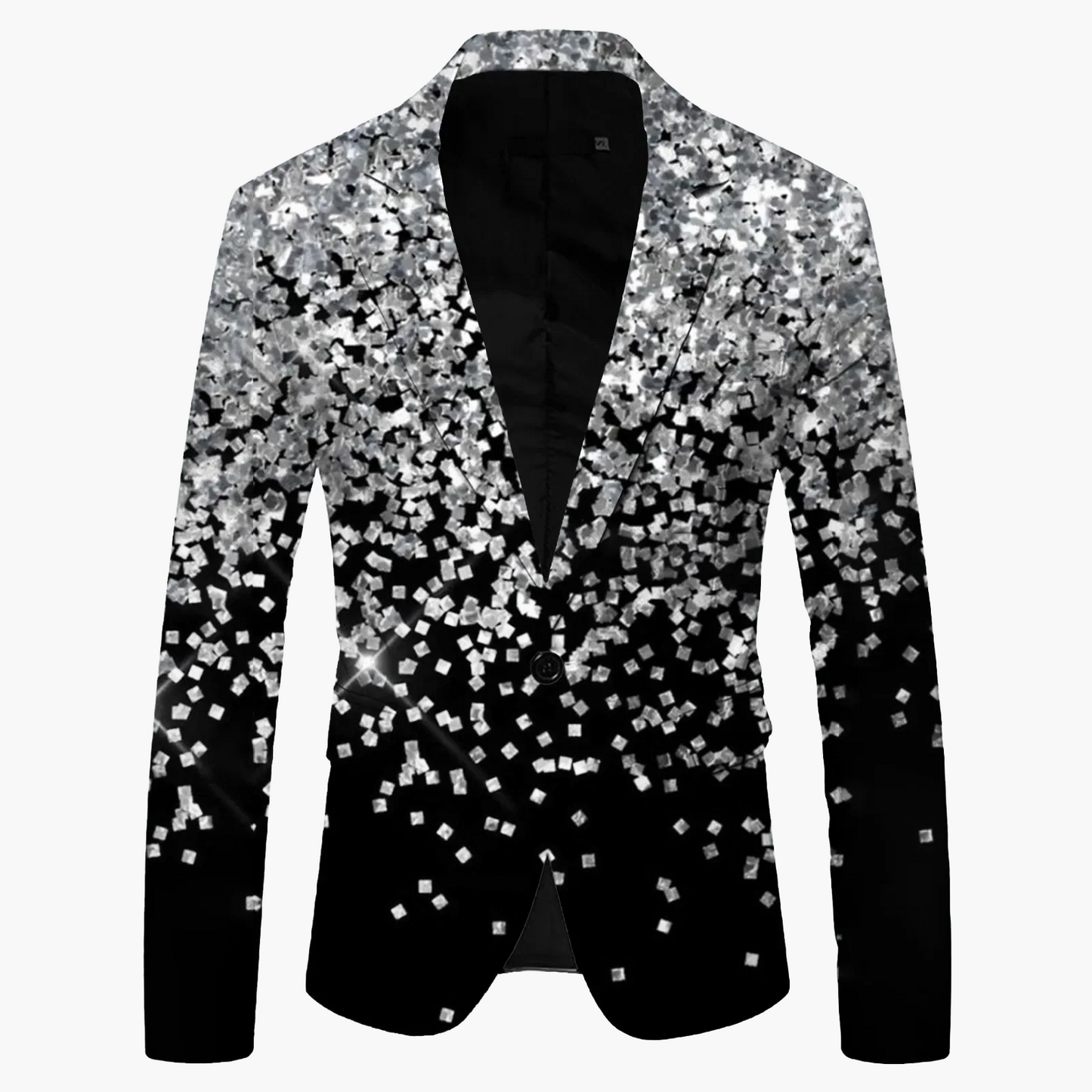Men's Blazer Slim Fit Modern Business & Party Jacket – Stylish One-Button Jacket for Festive Occasions