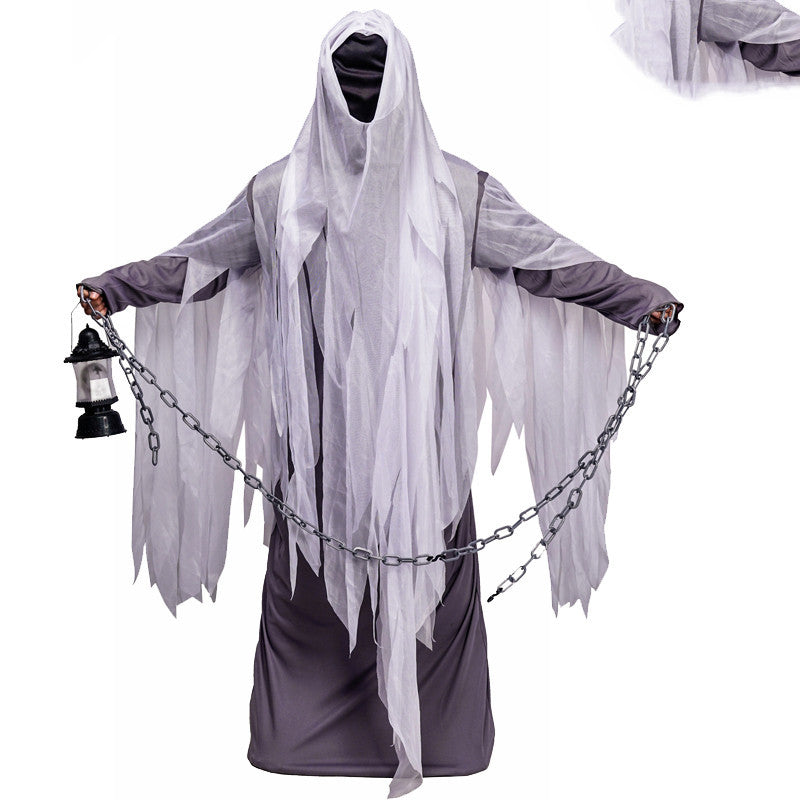 Halloween ghost costume for adults – spooky costume for Halloween parties & creepy events