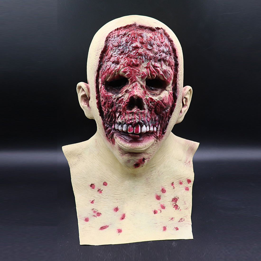 Halloween latex mask for adults – creepy zombie face mask for costumes & parties