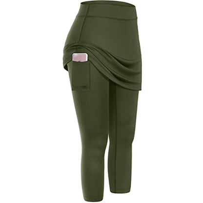 Amanda – Damen Tennisrock mit Leggings und Taschen