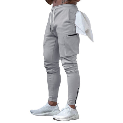 Herren Sportliche Cargo Jogginghose – Trainings- & Freizeit-Jogger mit Taschen, Streetwear Stil
