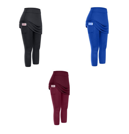 Amanda – Damen Tennisrock mit Leggings und Taschen