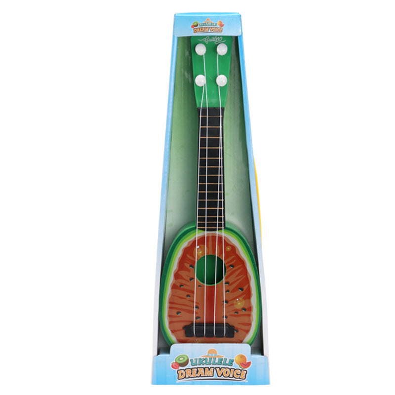 Kinder-Simulations-Ukulele Spielzeug – Lerninstrument für Jungen und Mädchen, realistische Ukulele für musikalische Früherziehung