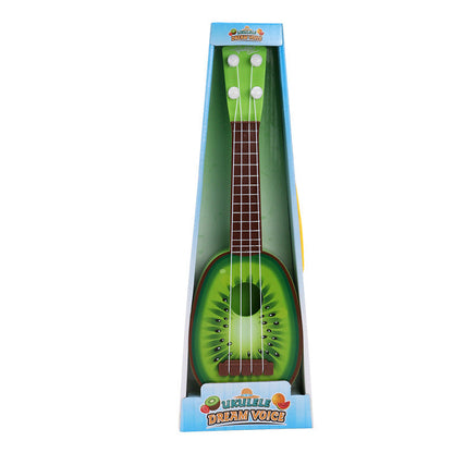 Kinder-Simulations-Ukulele Spielzeug – Lerninstrument für Jungen und Mädchen, realistische Ukulele für musikalische Früherziehung