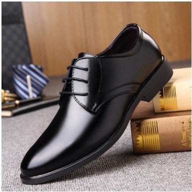 Vincent – Schwarze Herrenschuhe mit Spitzem Zeh