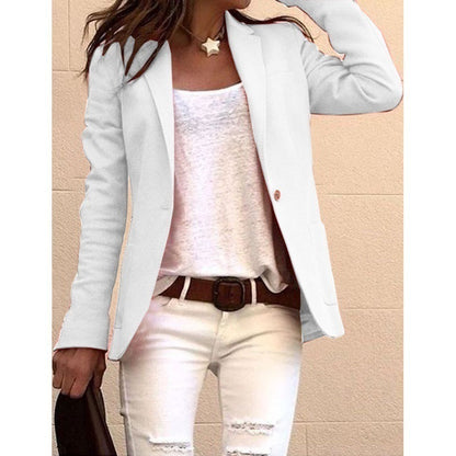 Damen Blazer Slim Fit Harajuku Stil – Eleganter Einreiher für Büro und Freizeit