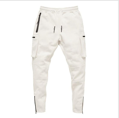 Herren Sportliche Cargo Jogginghose – Trainings- & Freizeit-Jogger mit Taschen, Streetwear Stil