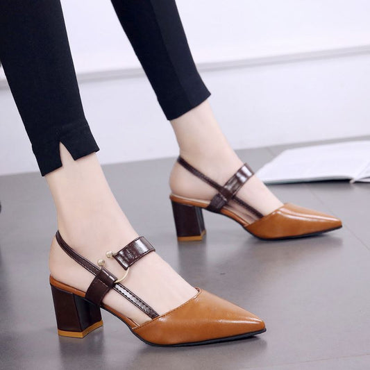 Sue – Sommerliche, sanfte, dicke Absatzsandalen für Frauen