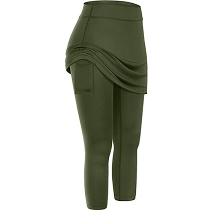 Amanda – Damen Tennisrock mit Leggings und Taschen