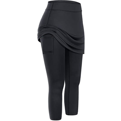 Amanda – Damen Tennisrock mit Leggings und Taschen