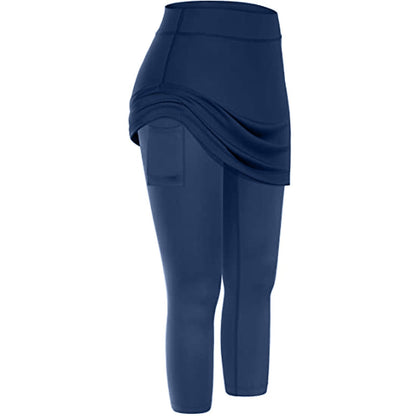 Amanda – Damen Tennisrock mit Leggings und Taschen