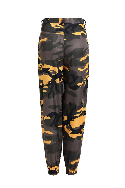 Jake – Camouflage Arbeitsdenim Harem-Hosen