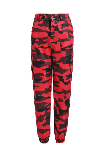 Jake – Camouflage Arbeitsdenim Harem-Hosen