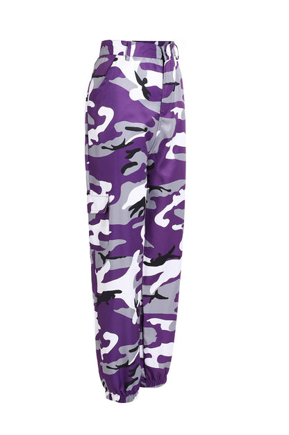 Jake – Camouflage Arbeitsdenim Harem-Hosen