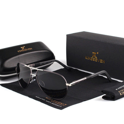 Herren Aviator Polarisierte Sonnenbrille – Stilvolle Allround-Sonnenbrille für Alltag, Sport & Autofahren