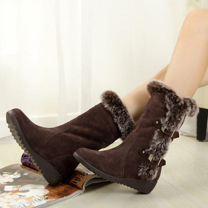 Imogen – Warme Fleece-Frauenstiefel bis zur Wade