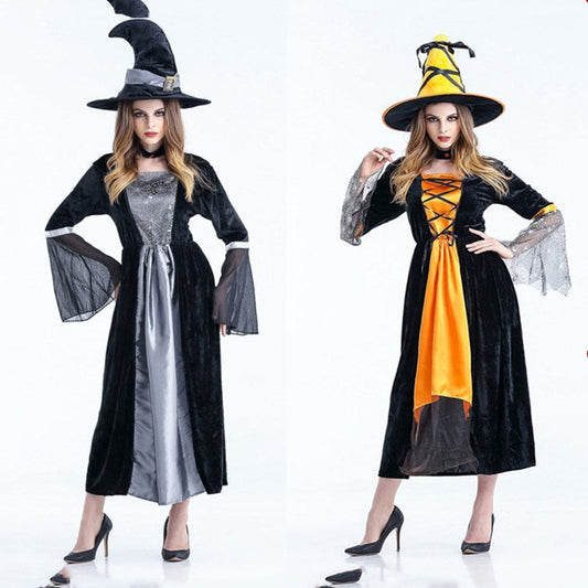 Women's Halloween Witch Costume Set – Enchanting Outfit for Halloween Parties & Spooky Nights