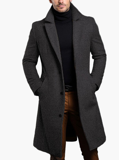 Men's Coat Classic Modern Business & Leisure