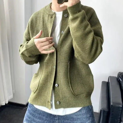 Men's Knit Cardigan Modern Casual – Comfortable Cardigan for Everyday and Leisure