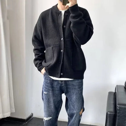 Men's Knit Cardigan Modern Casual – Comfortable Cardigan for Everyday and Leisure