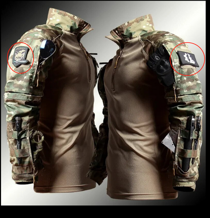 Men's Tactical Combat Suit Military Style Outdoor Set – Combat Shirt & Pants for Airsoft, Survival, Training