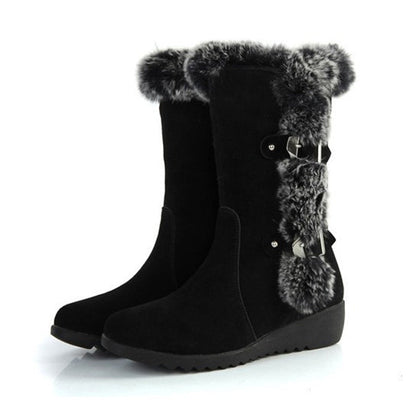 Imogen – Warme Fleece-Frauenstiefel bis zur Wade