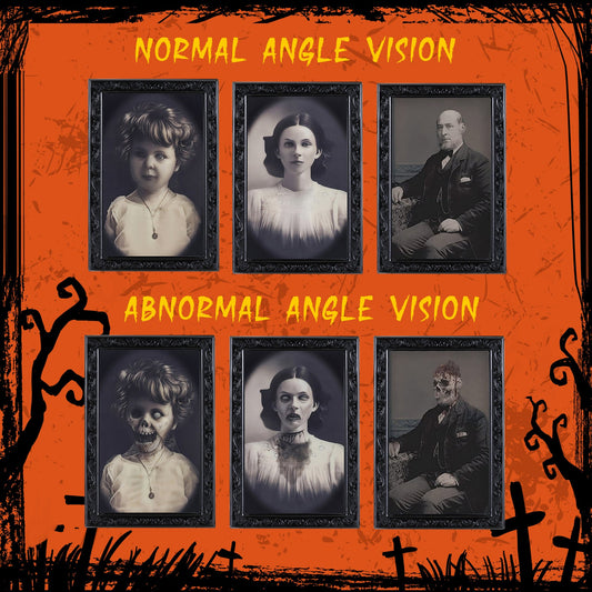 Halloween decoration 3D ghost picture frame – creepy portraits for haunted houses & parties