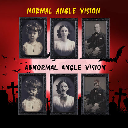 Halloween decoration 3D ghost picture frame – creepy portraits for haunted houses & parties