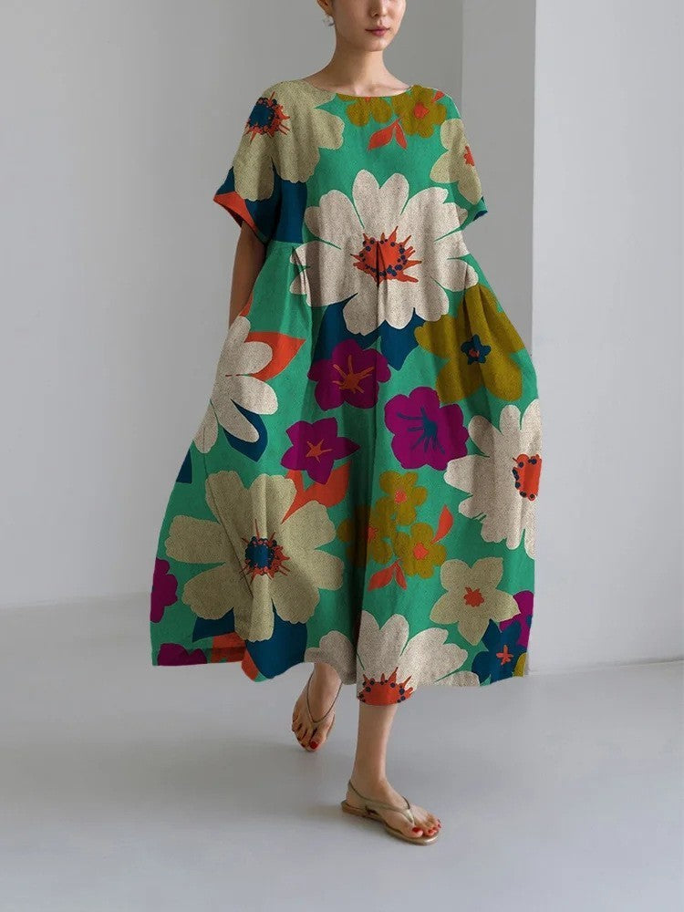 Natalie – Special women's dress with geometric pattern