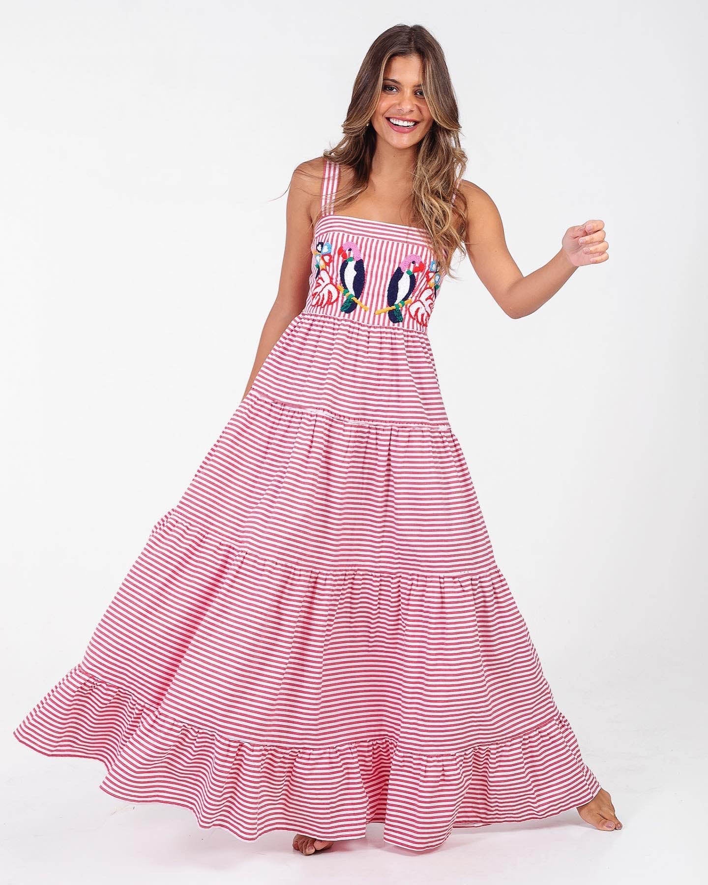 Mandy – Langes Strandkleid für Damen