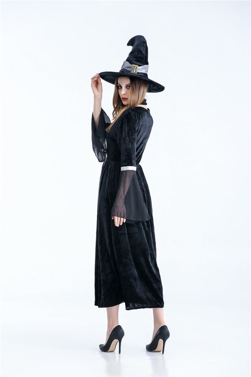 Women's Halloween Witch Costume Set – Enchanting Outfit for Halloween Parties & Spooky Nights