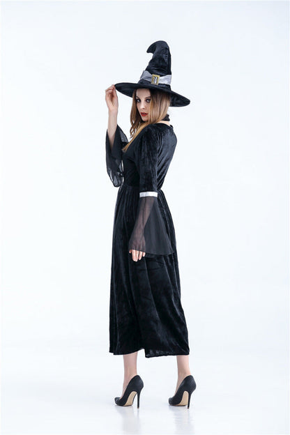Women's Halloween Witch Costume Set – Enchanting Outfit for Halloween Parties & Spooky Nights