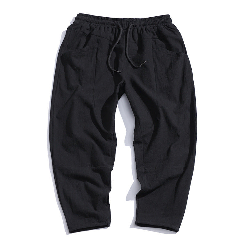 Herren Haremhose Casual Loose Fit – Lässige Freizeithose im modernen Streetwear-Stil