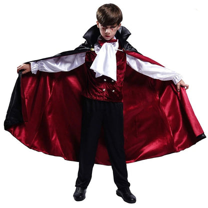 Children's Halloween Vampire Costume – Boys' Outfit for Spooky Parties & Carnival