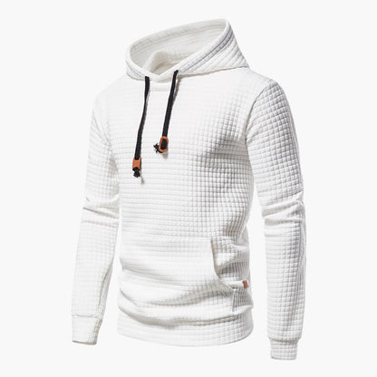Herren Kapuzenpullover Kariert – Moderner Freizeit Hoodie mit Komfort und Stil
