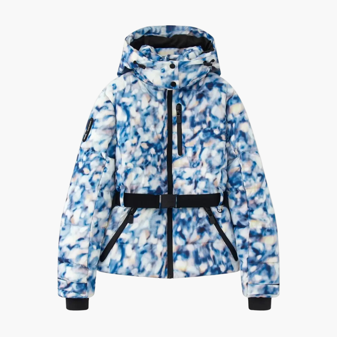 Damen Steppjacke mit Gürtel und Kapuze – Modische Winterjacke für Alltag & Outdoor
