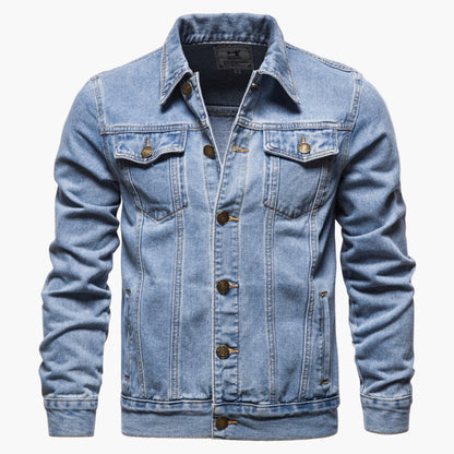 Men's denim jacket in classic style – versatile transitional jacket for everyday and leisure use