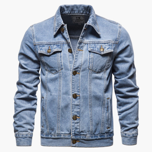 Men's denim jacket in classic style – versatile transitional jacket for everyday and leisure use