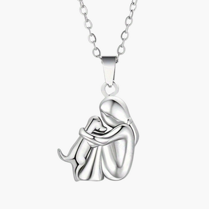 Damen Halskette mit Hund-Anhänger – Symbol für Liebe und Freundschaft – Geschenk für Hundefreunde