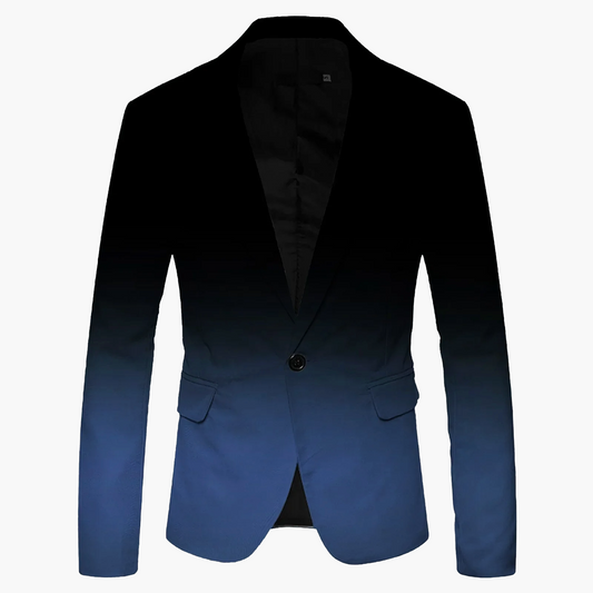 Men's Blazer Slim Fit Modern Business & Party Jacket – Stylish One-Button Jacket for Festive Occasions