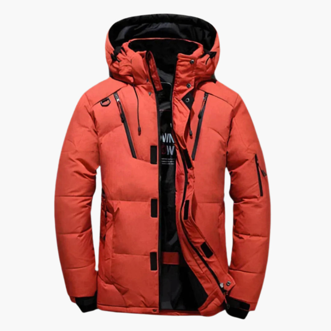 Herren Winter Daunenjacke – Outdoor Warm & Modisch, Sportlicher Look, Vielseitig für Alltag und Freizeit
