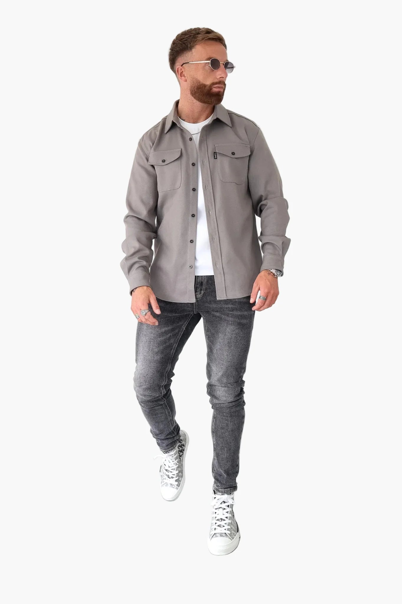 Men's Overshirt Jacket – Modern Street Style for Everyday, Leisure, and Office