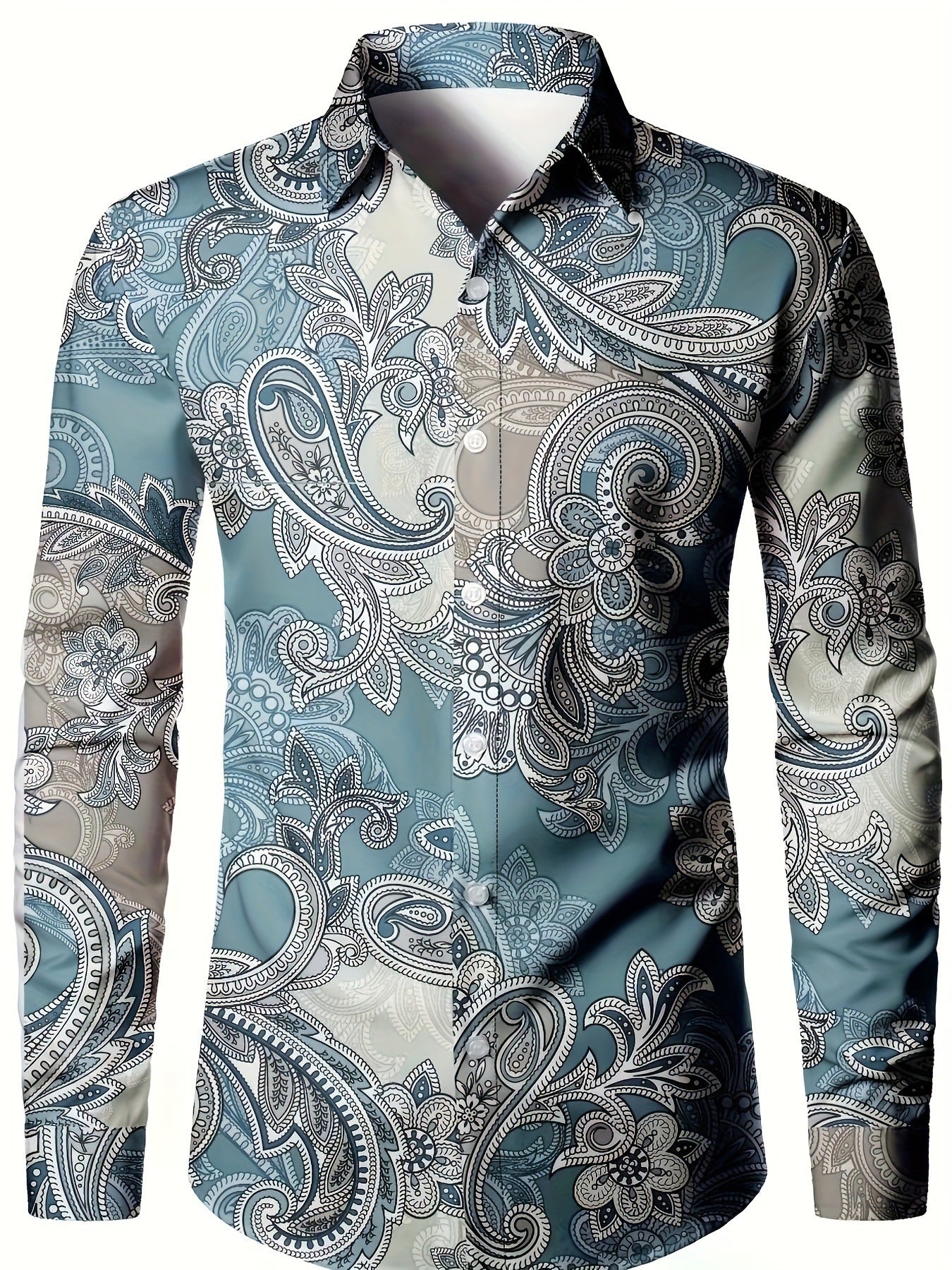 Tom – 3D digital print men's shirt in American style